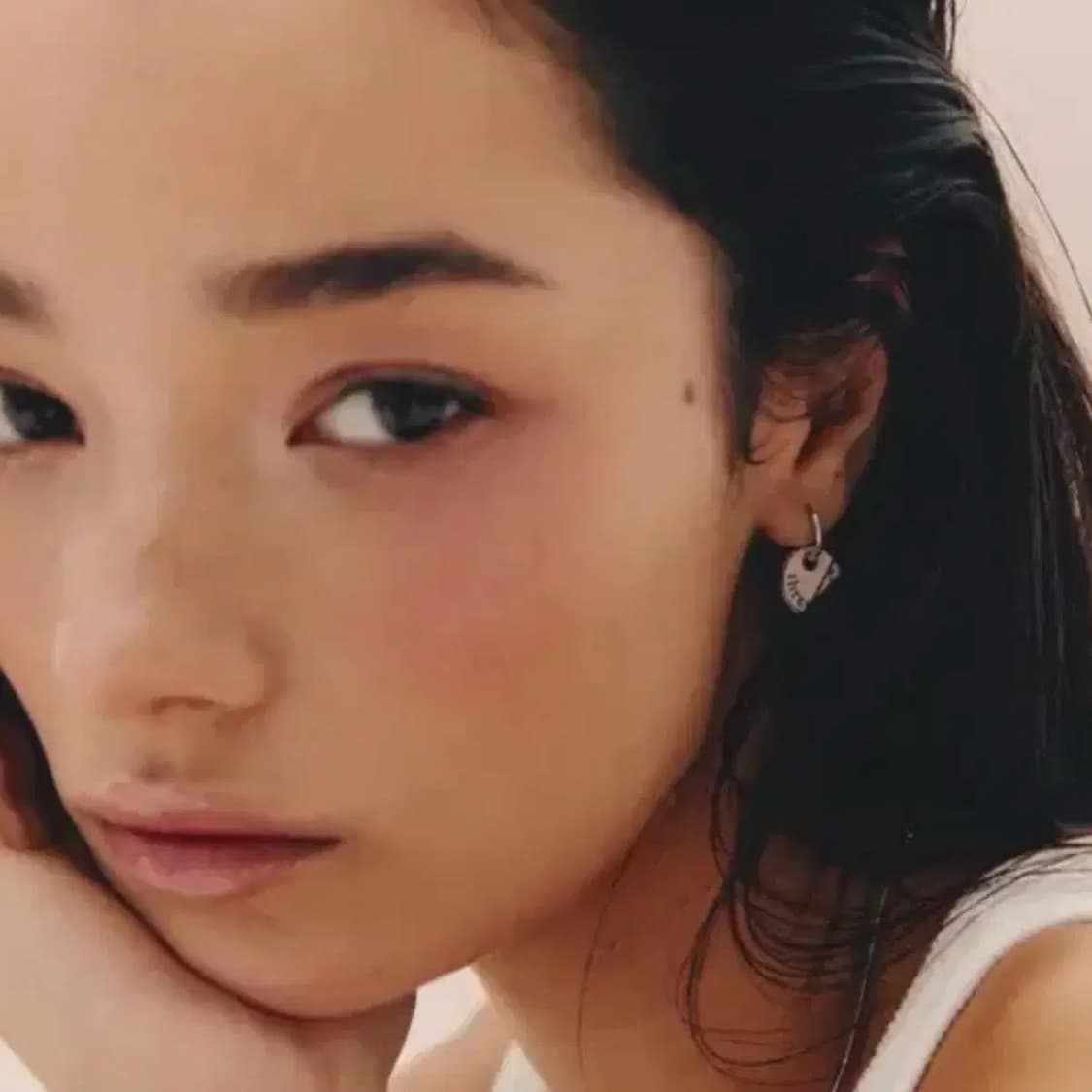 쓰리타임즈 핑크 코인 귀걸이 상품이미지1