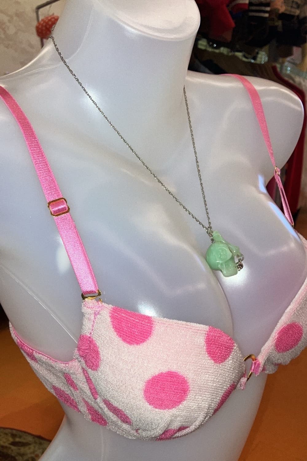 mint skull necklace 상품이미지3
