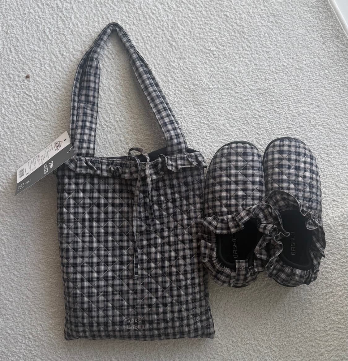 coyseio subu 체크 패딩 신발 팔아요 상품이미지2