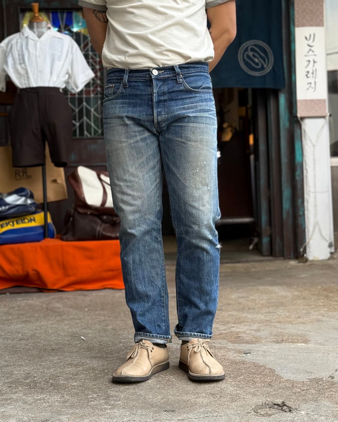 90's 리바이스 501XX 스트레이트 핏 데님 팬츠 34 상품이미지8