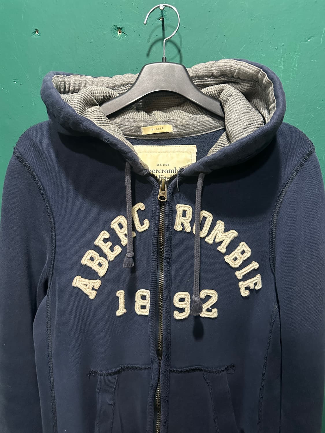 아베크롬비 후드집업 네이비M 상품이미지2
