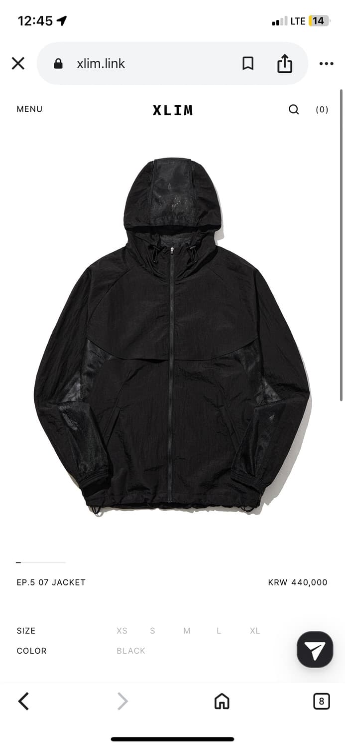 XLIM EP5 07 자켓 Size2 상품이미지1