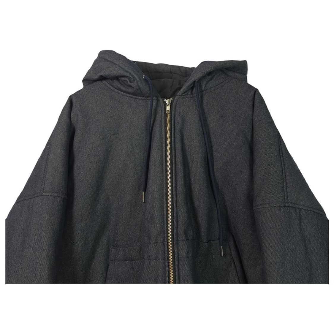 프롬디오아시스 오버핏 데님 후드 봄버 자켓 2 상품이미지3