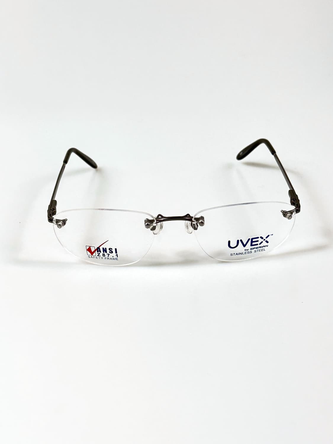 90s 독일제 UVEX 스퀘어 무테 인더스트얼 세이프티 빈티지 안경 상품이미지1