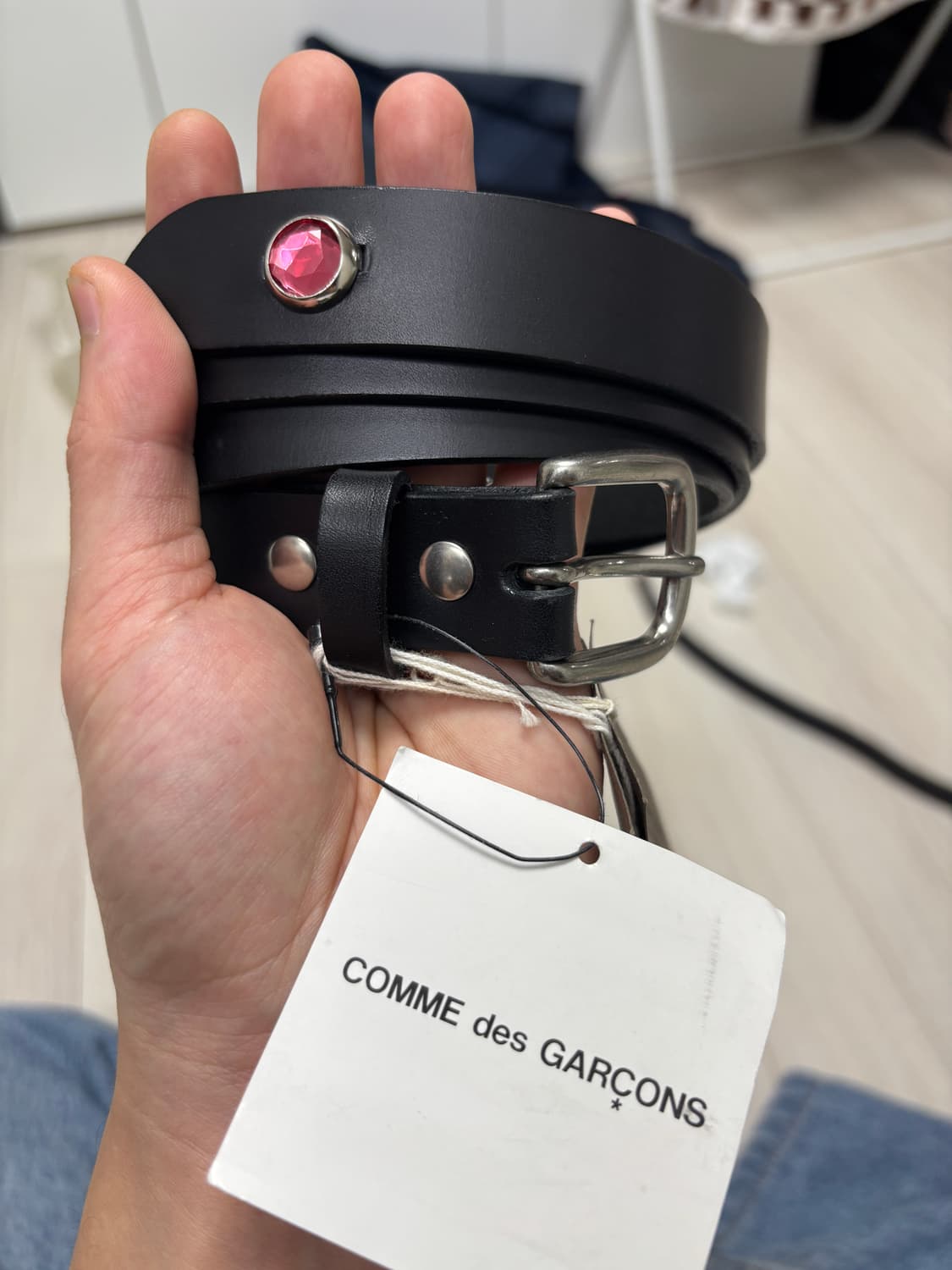 꼼데가르송 옴므 플러스 잼스톤 벨트 (새상품) 사이즈 m 상품이미지1