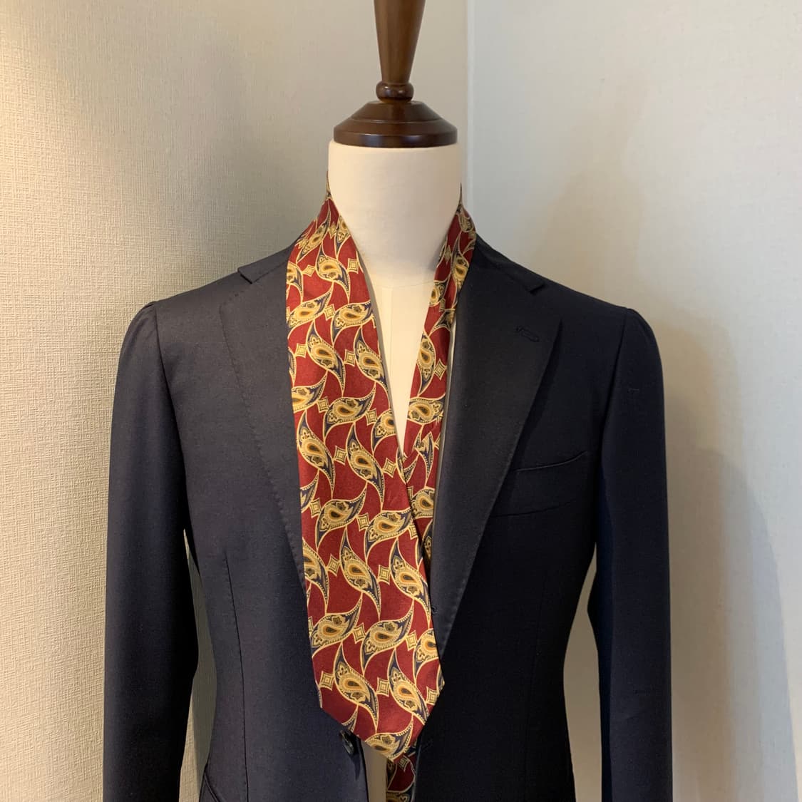 랑방(LANVIN) 기하학적패턴 클래식 명품넥타이 100실크 A+ 상품이미지1