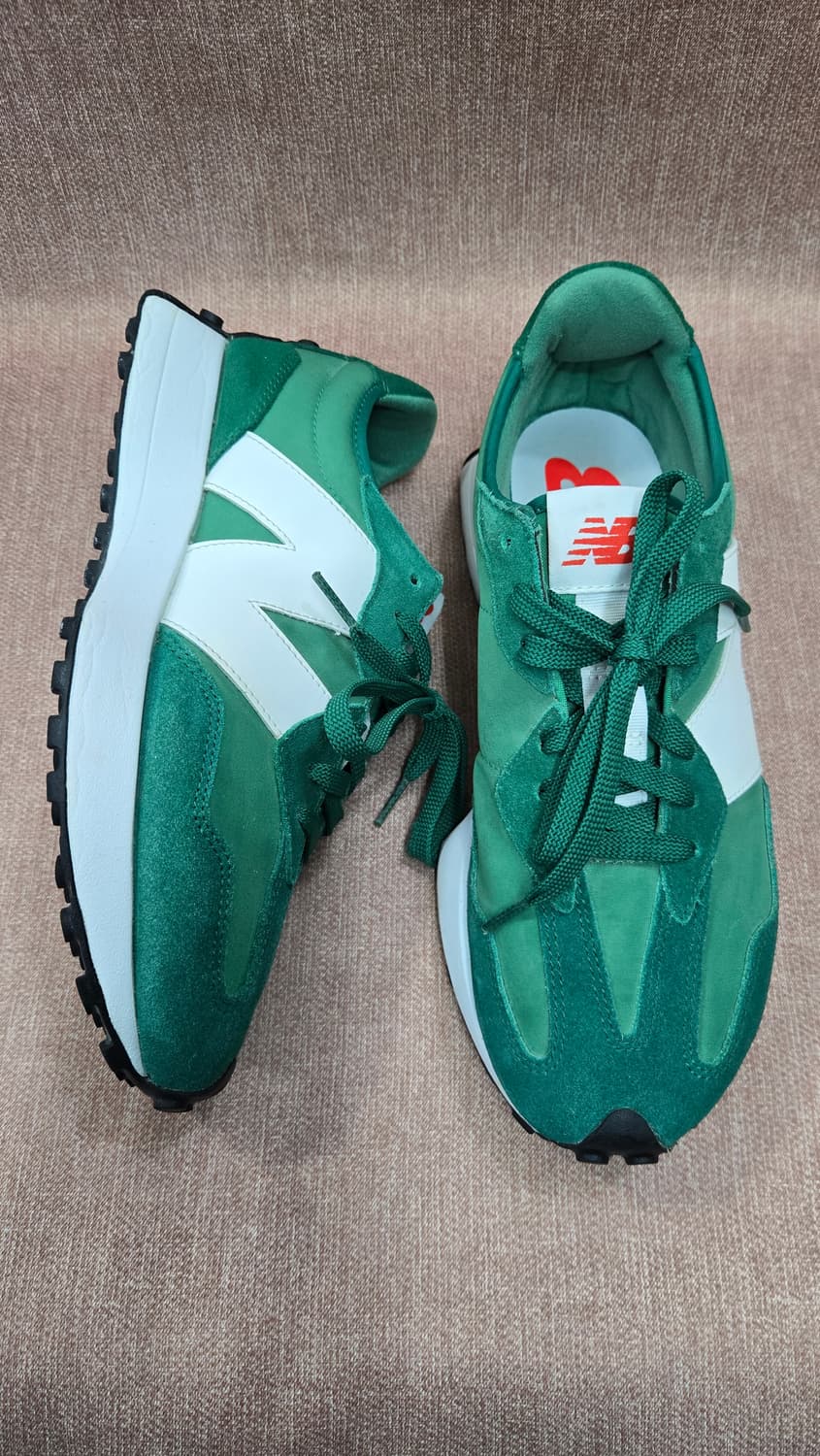 뉴발란스 265mm-  327 버트블랑 그린 스니커즈  상품이미지1