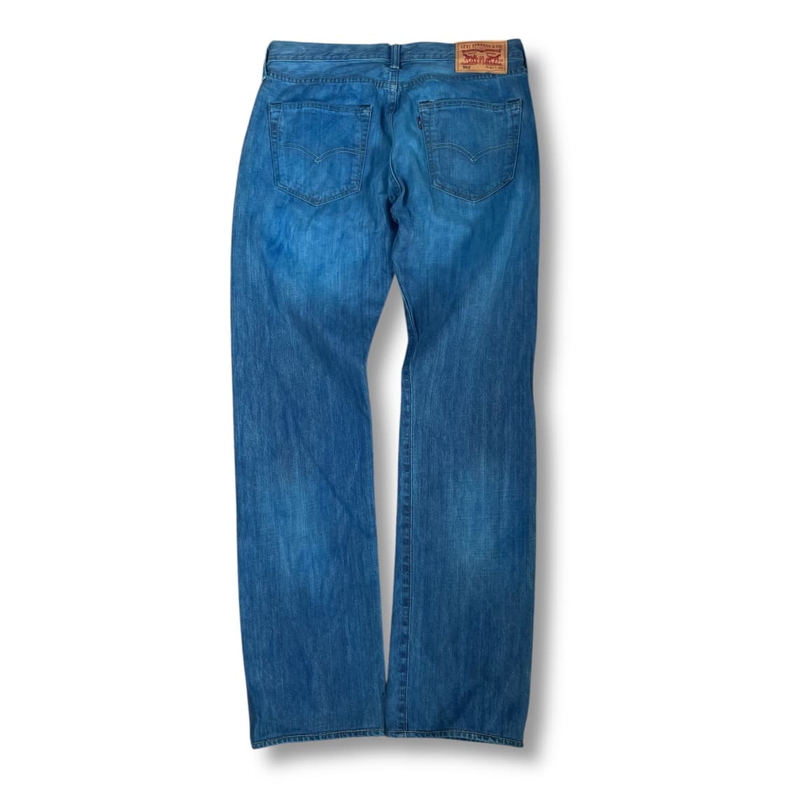 (32) 리바이스 501 코발트블루 버튼플라이 데님 팬츠 상품이미지2