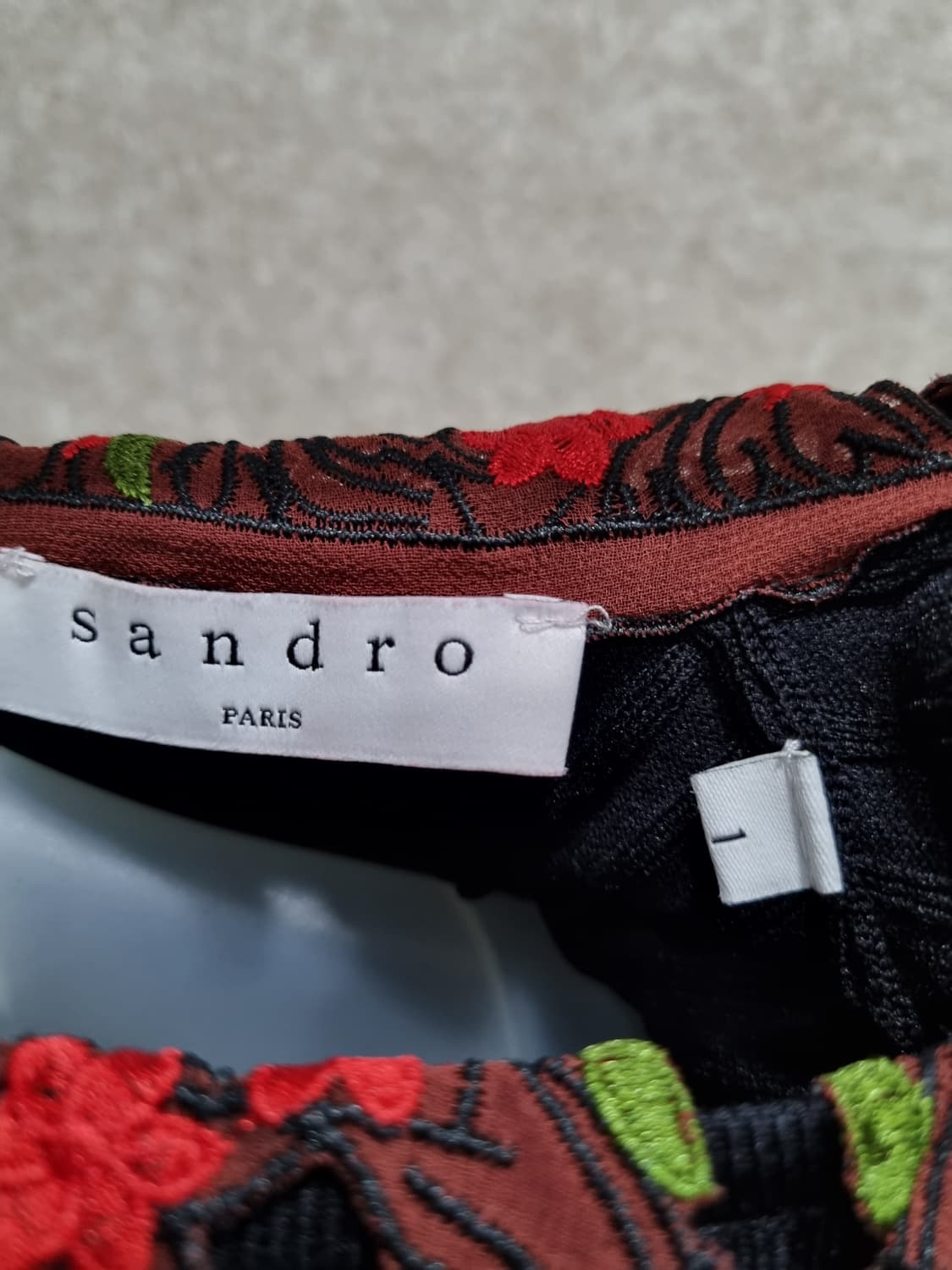 여성 55size 산드로 반팔 상품이미지3