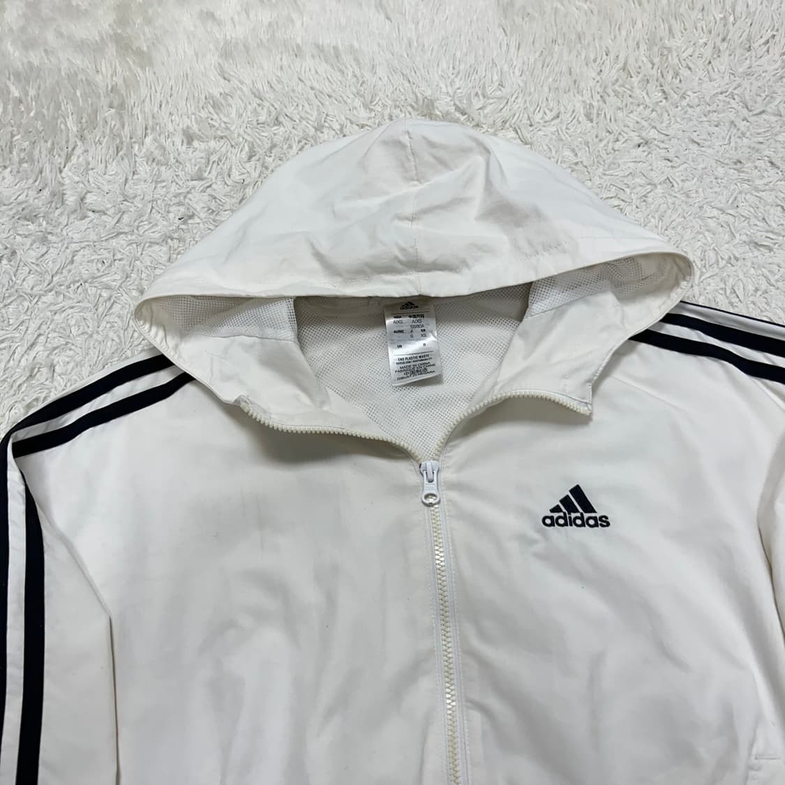 Adidas White Windbreaker 상품이미지5