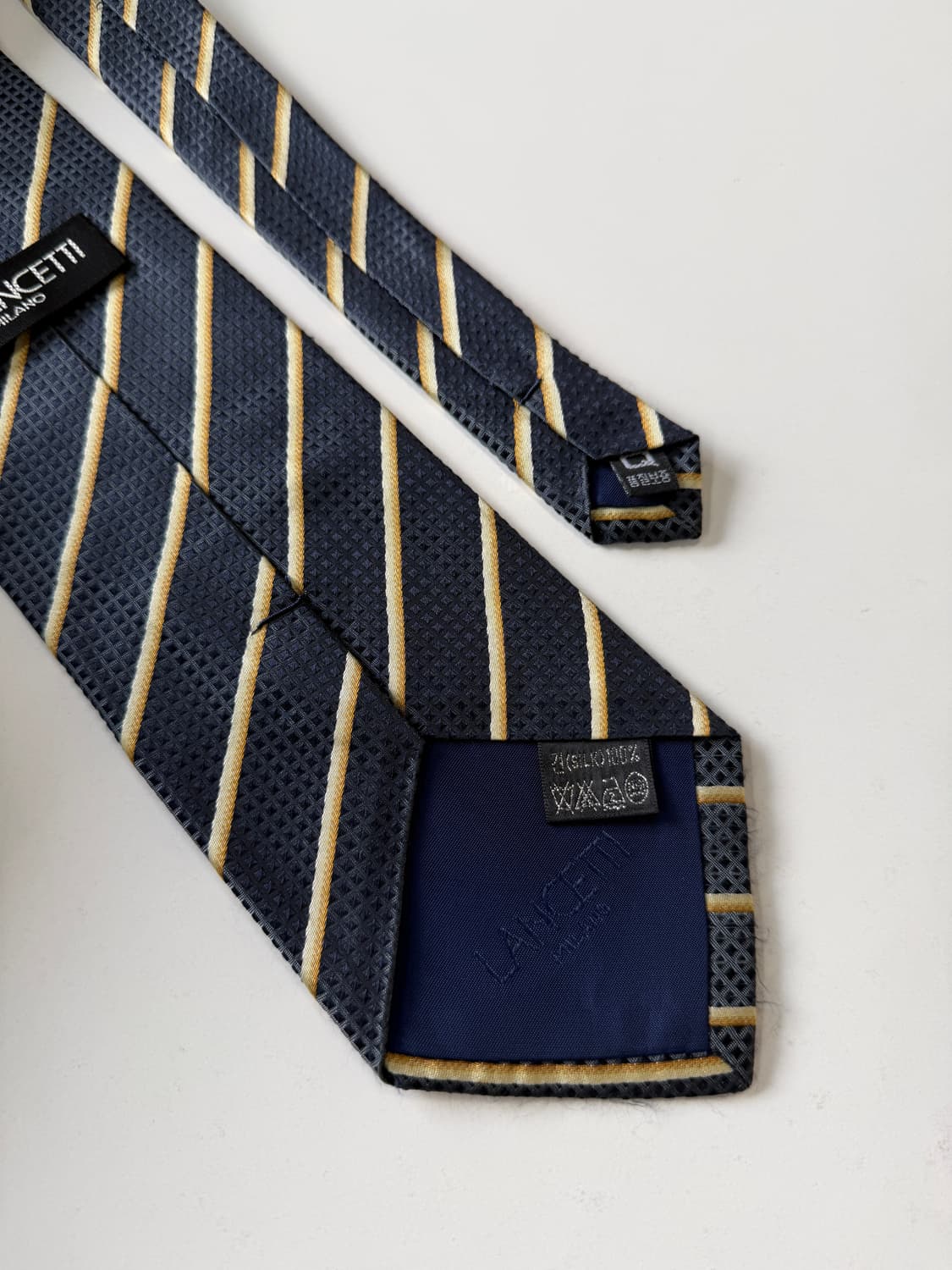 란체티 (Lancetti) 실크 넥타이 9.7cm 상품이미지5