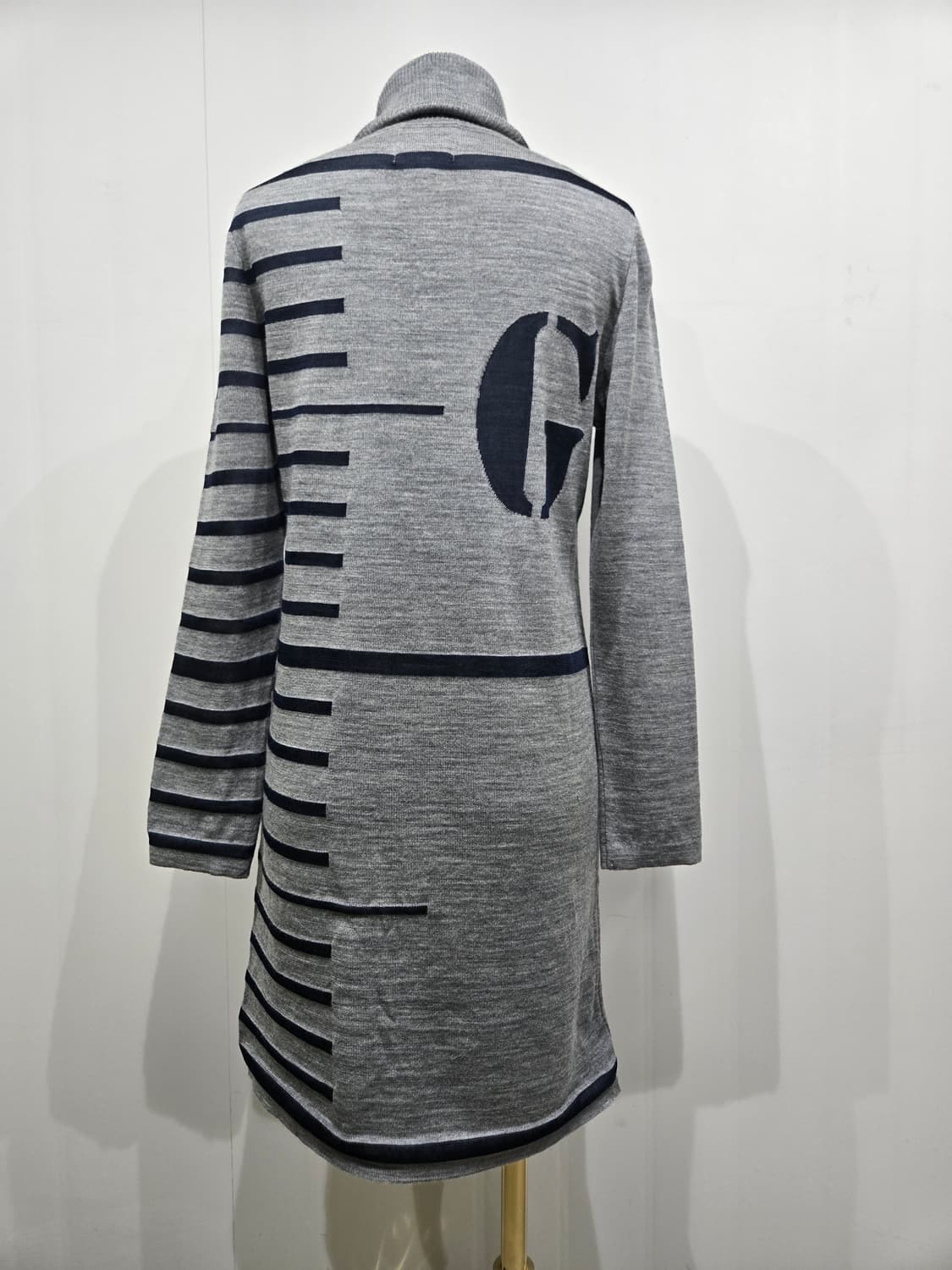 장 폴 고티에 회색 터틀넥 니트 롱 원피스 상품이미지2