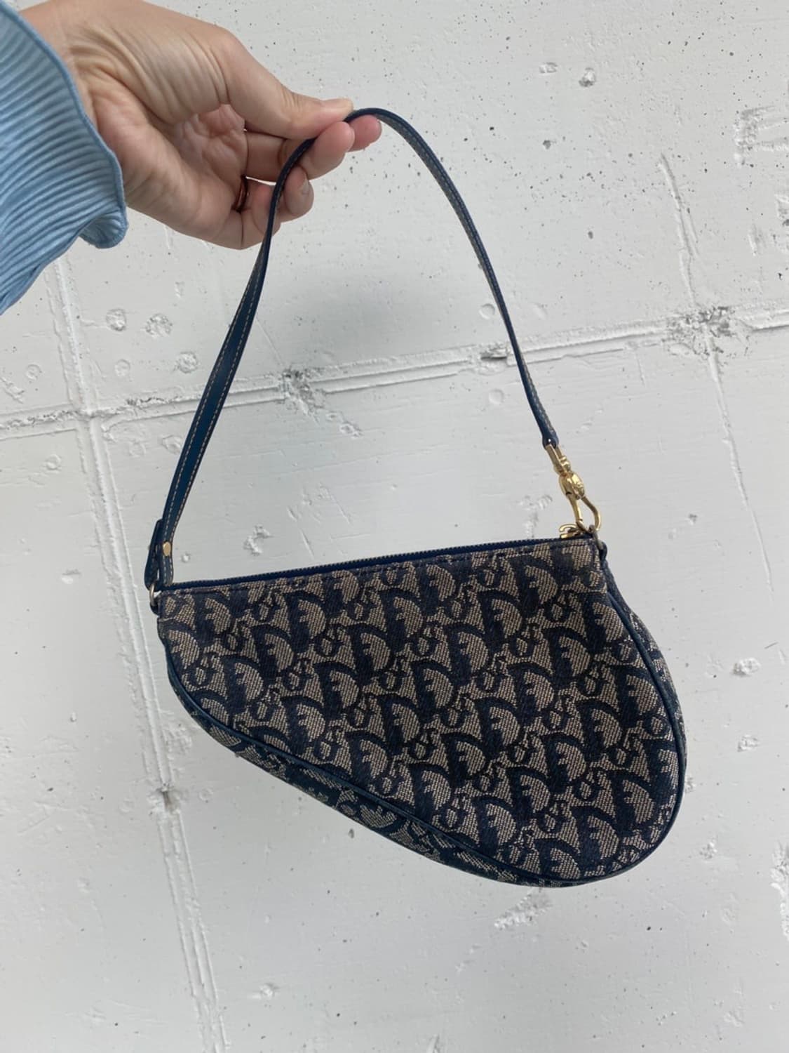 정품 디올 오블리크 새들파우치백 상품이미지4