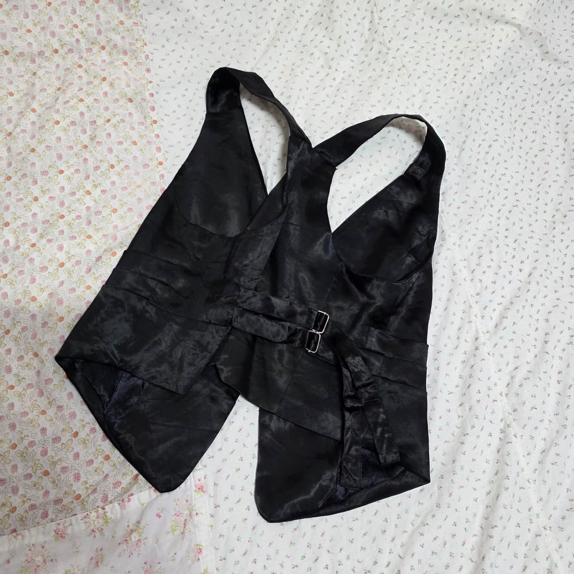 공겜여주 나폴레옹 버튼 새틴 베스트 상품이미지3