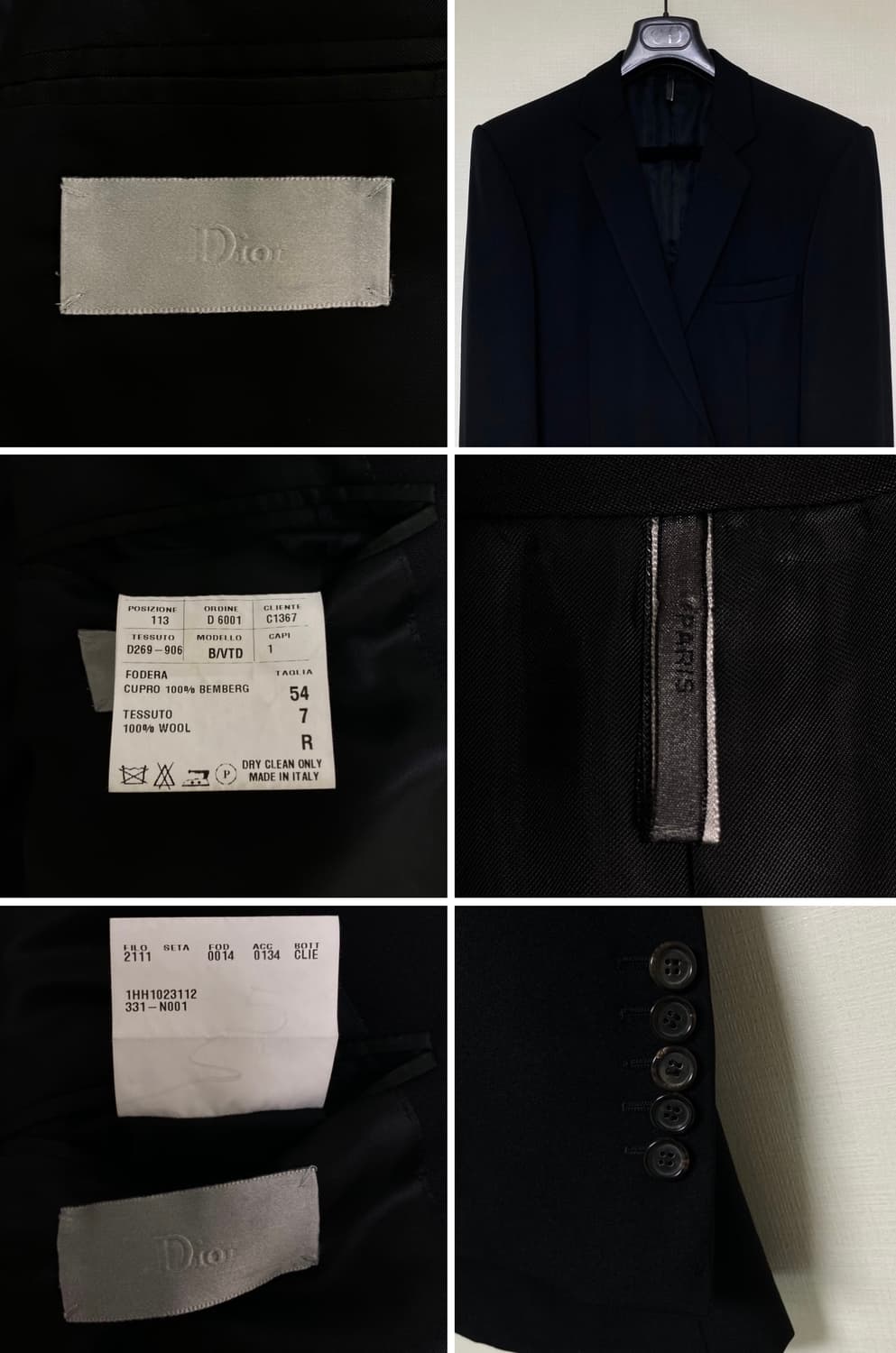 2001FW Dior HOMME SOLITAIRE HEDI BLAZER 상품이미지6