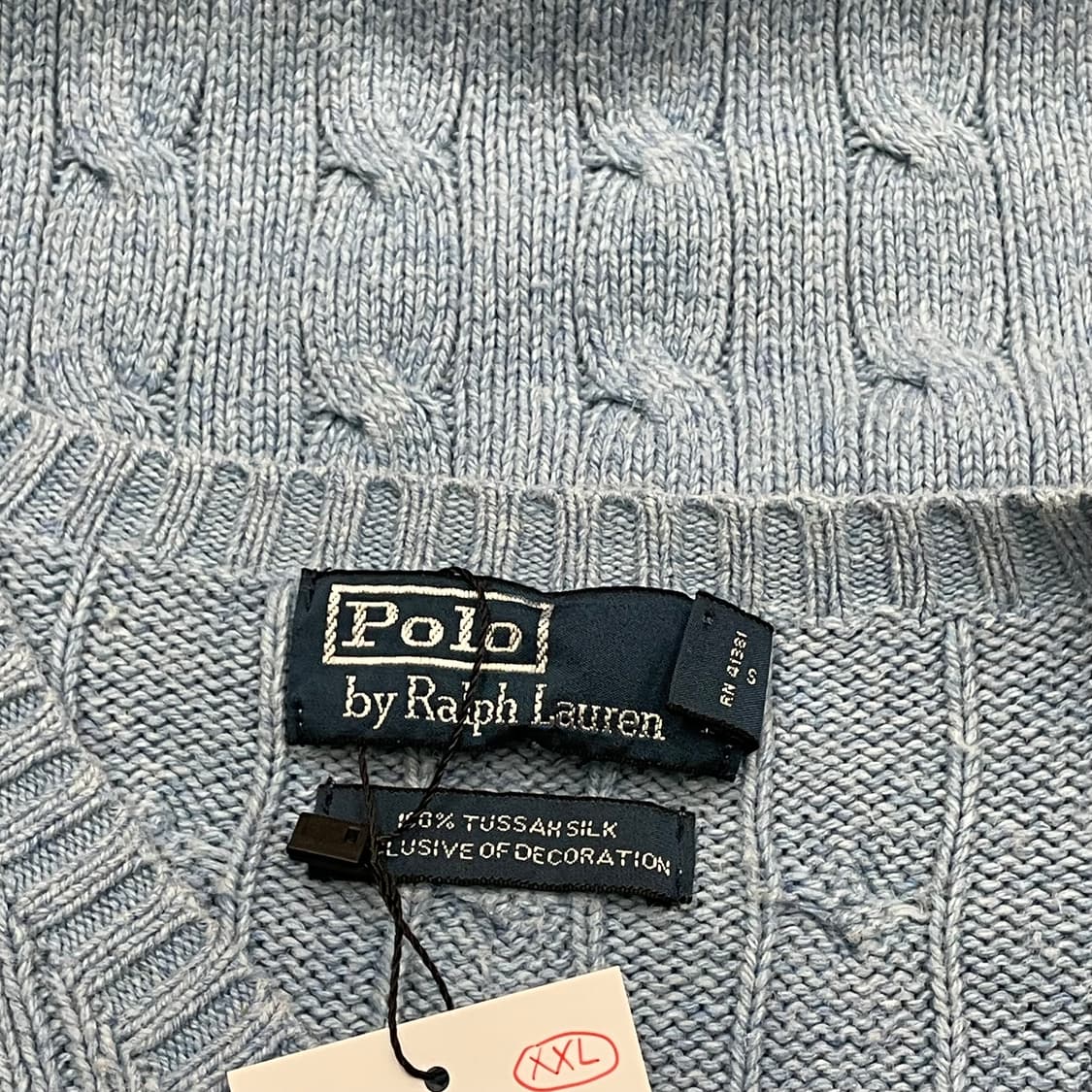 (XXL) POLO 폴로 랄프로렌 케이블 브이넥 니트 상품이미지7