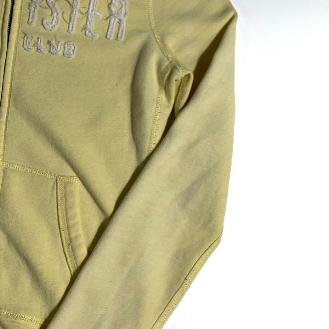 홀리스터 우먼스 라이트 옐로우 후드집업  상품이미지3