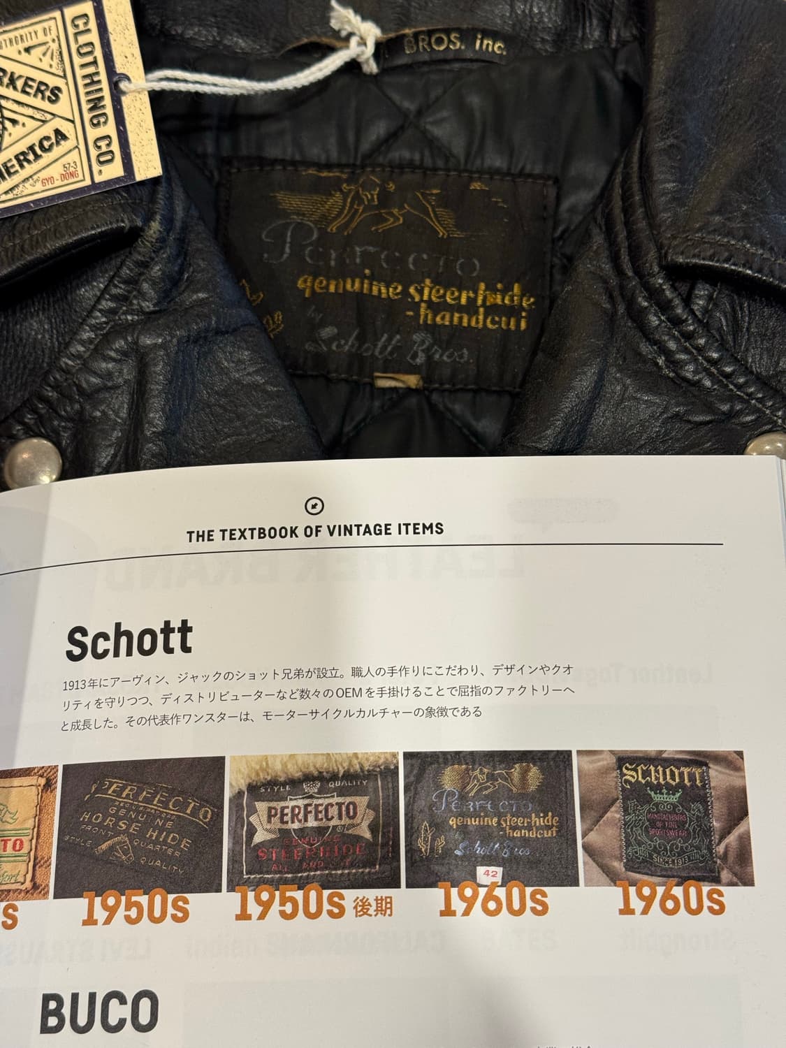 60s SCHOTT 퍼펙토 더블라이더자켓 (36) 상품이미지9