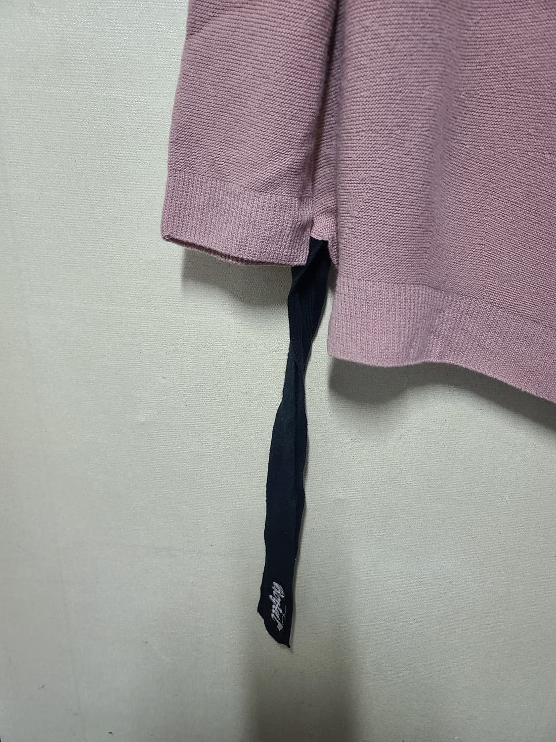 Sjsj 캐시미어 혼방 리본 니트 상품이미지3