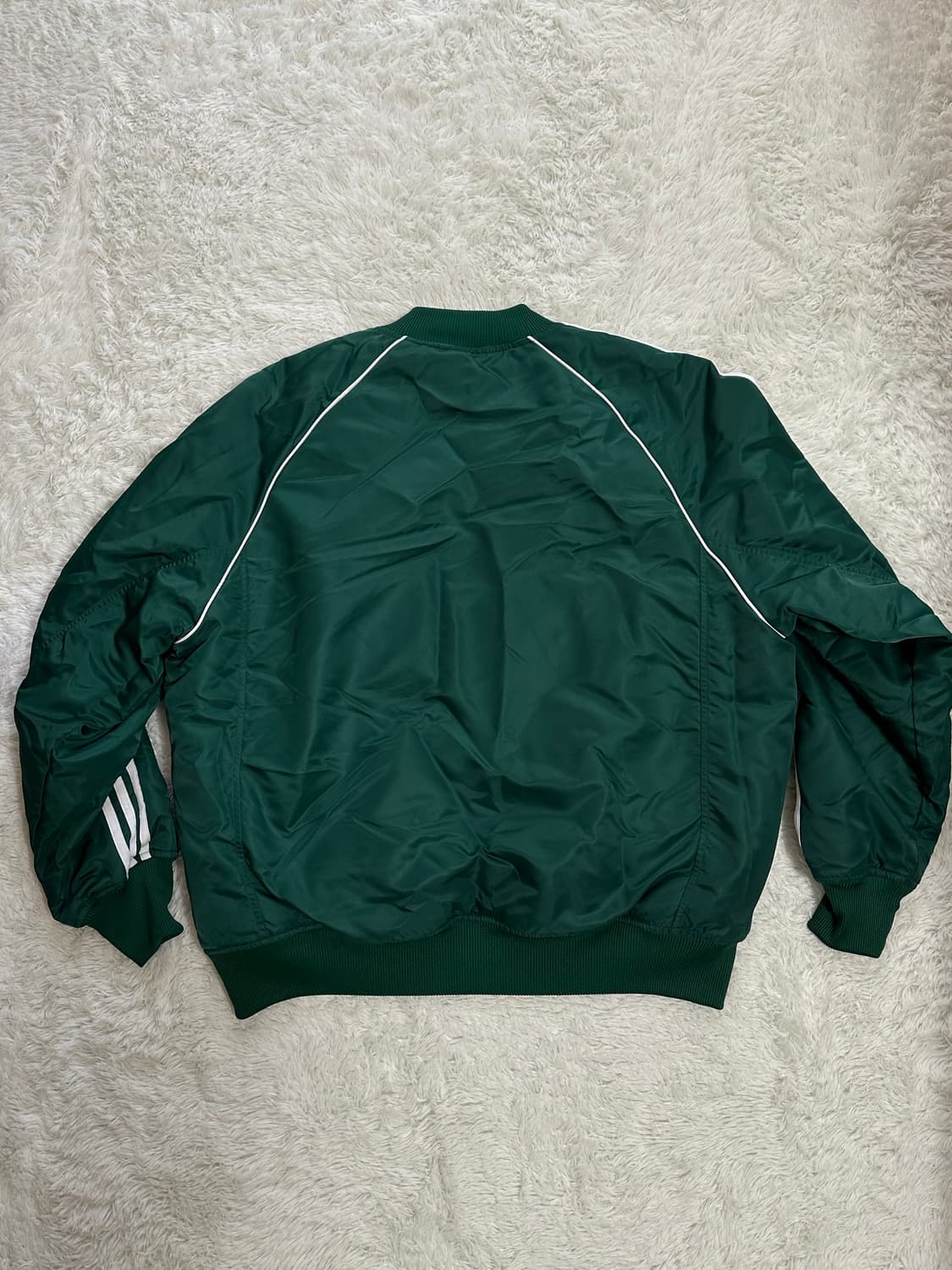 아디다스 녹색 3선 트랙 자켓 XL 상품이미지4