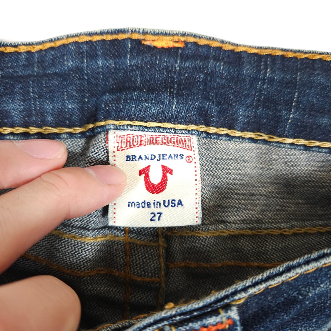 트루릴리전 로우라이즈 데님팬츠  상품이미지5