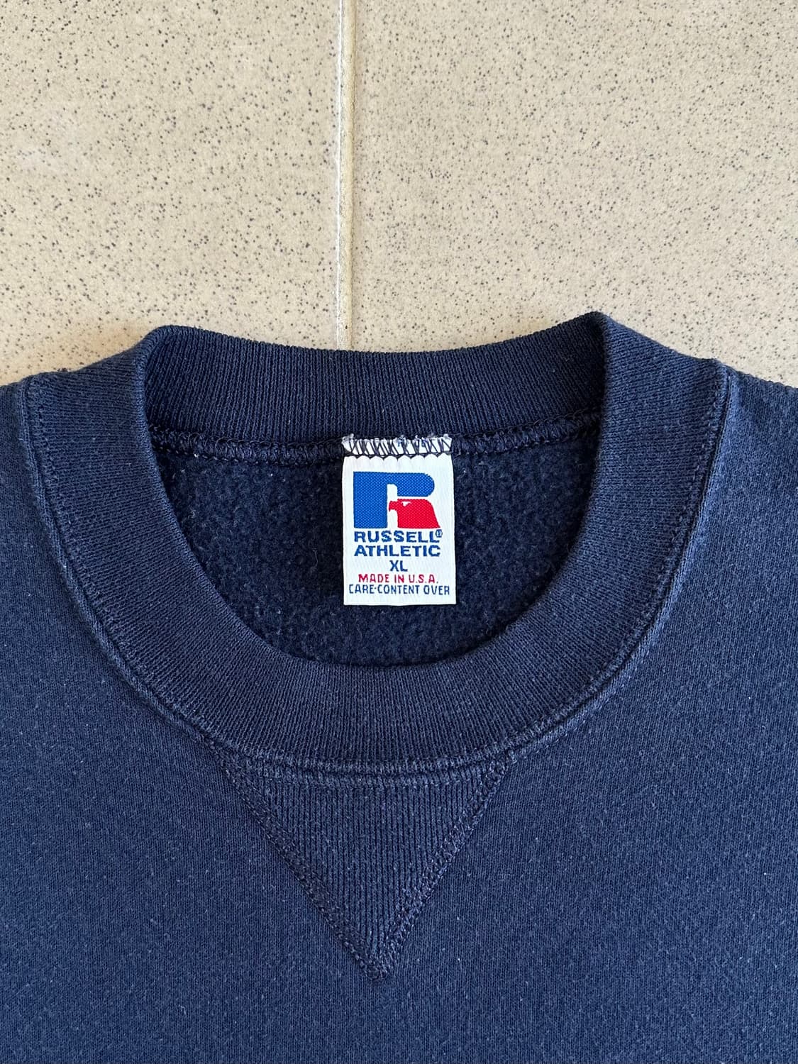 90s 빈티지 러셀 스웻셔츠 네이비 XL USA 상품이미지6