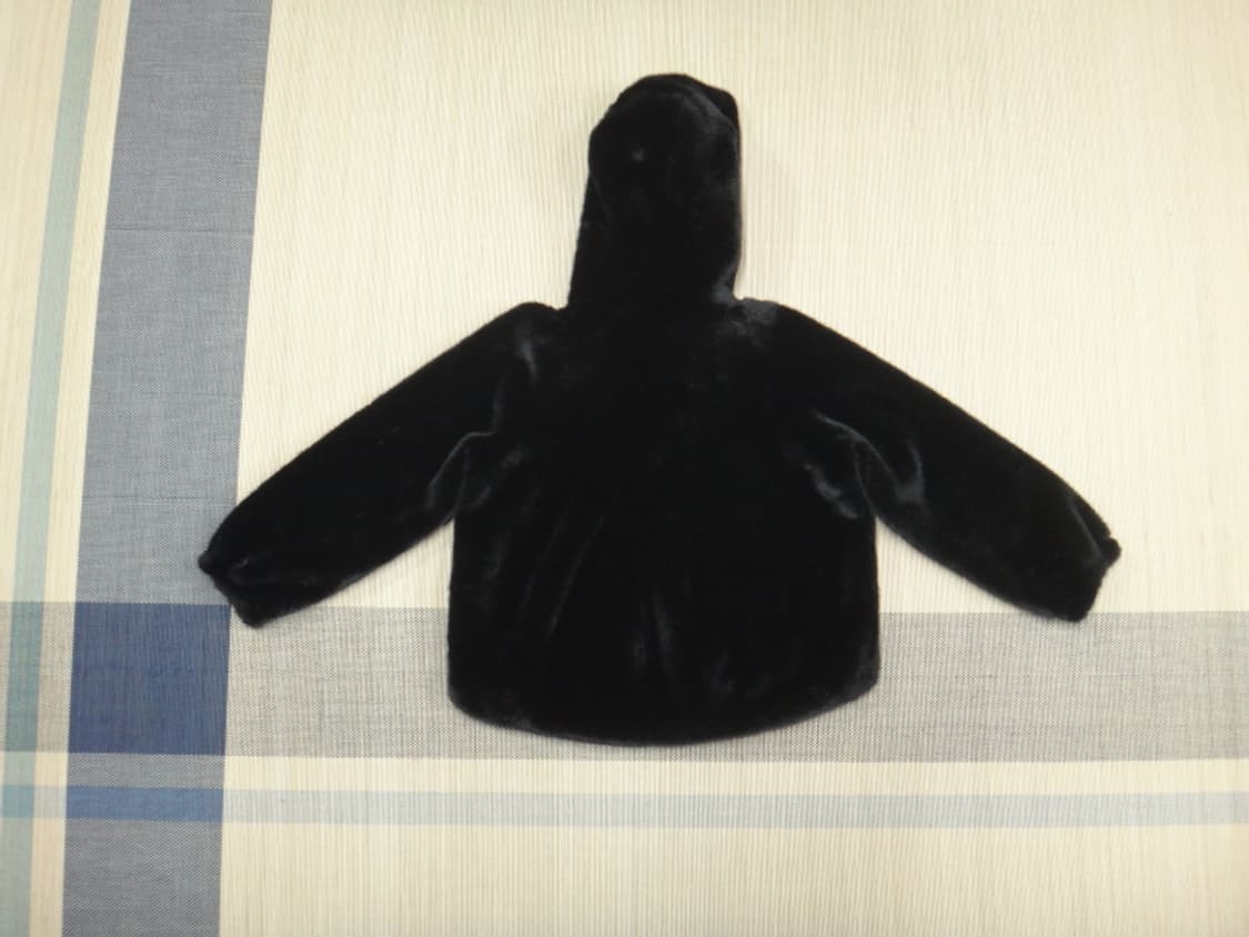 (M/66) LBL 여성 페이크 밍크 퍼 후드 자켓 상품이미지3