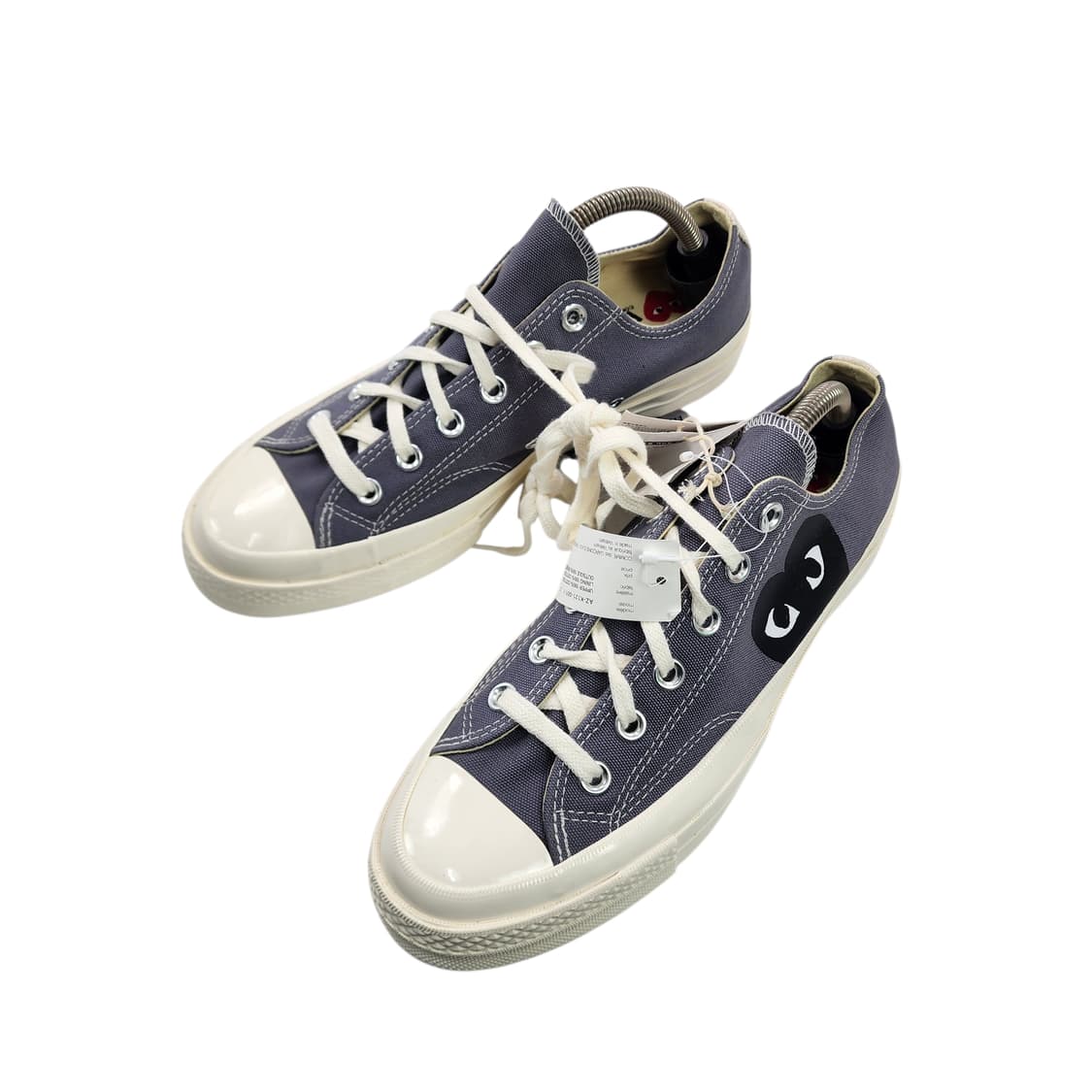 [255]꼼데가르송 X 컨버스 척 70 스틸 그레이 로우 상품이미지1