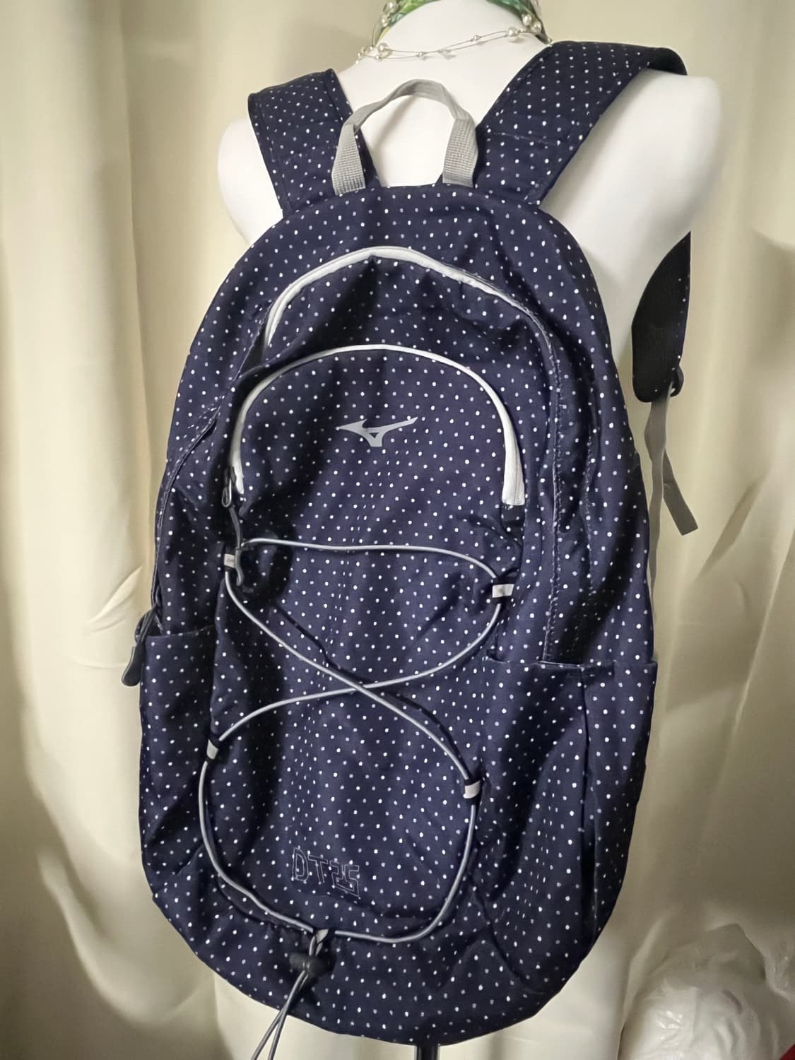 미즈노 네이비 도트 백팩 25L🌀 상품이미지2