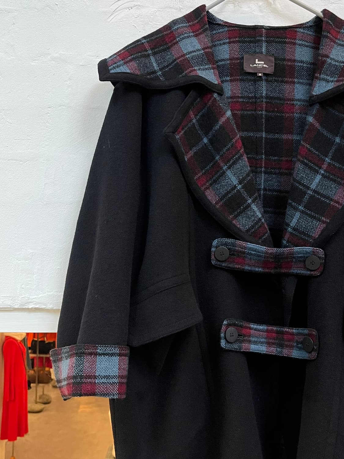 Lancel 란셀 리버시블 울 세일러 코트 9 상품이미지3