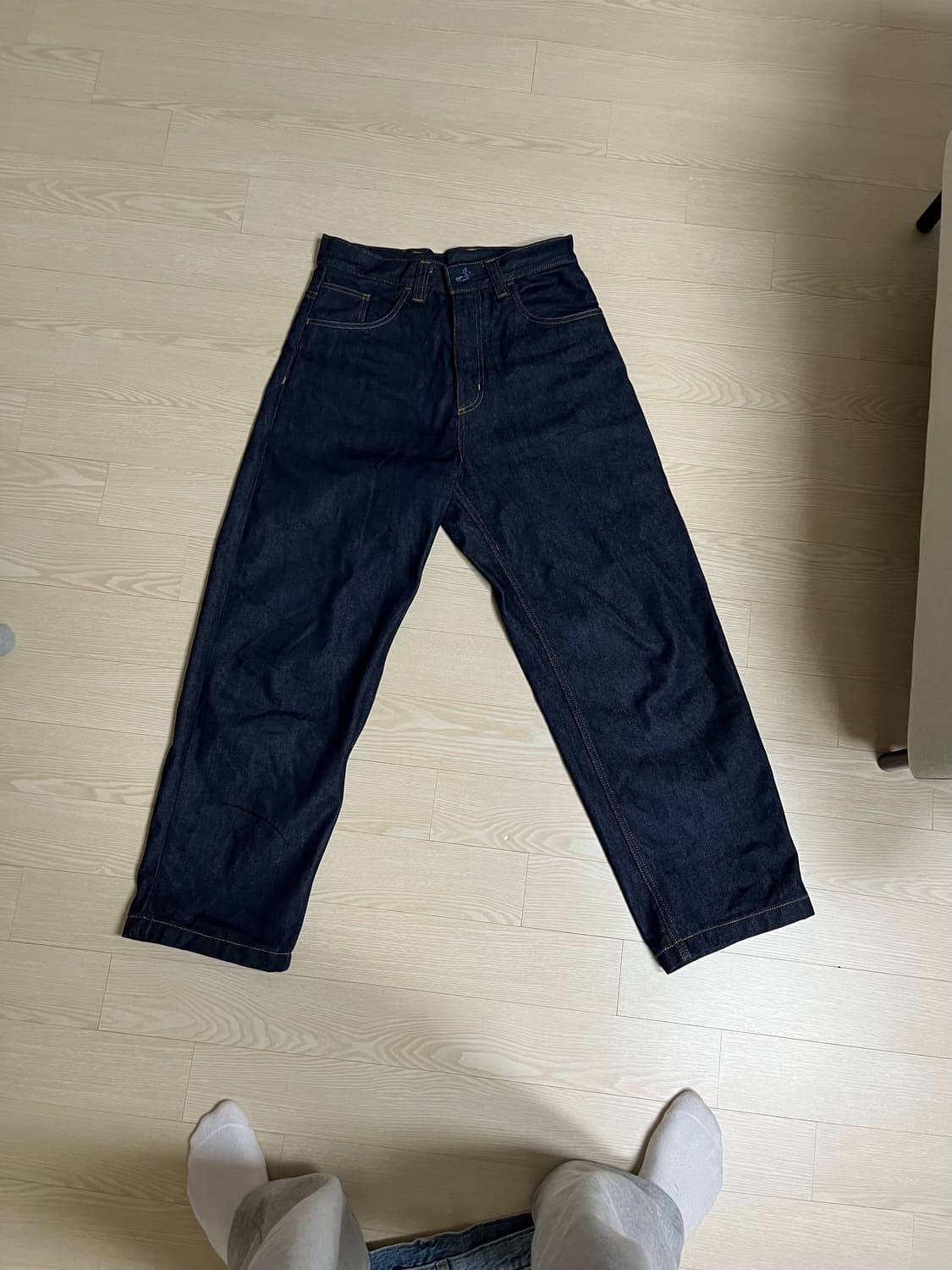 칼하트 브랜든 팬츠 블루리지드 xs 상품이미지2