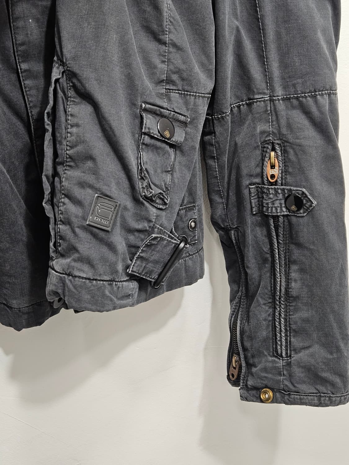 지스타로우(G-Star Raw) 빈티지워싱 유틸리티 자켓 M  상품이미지8