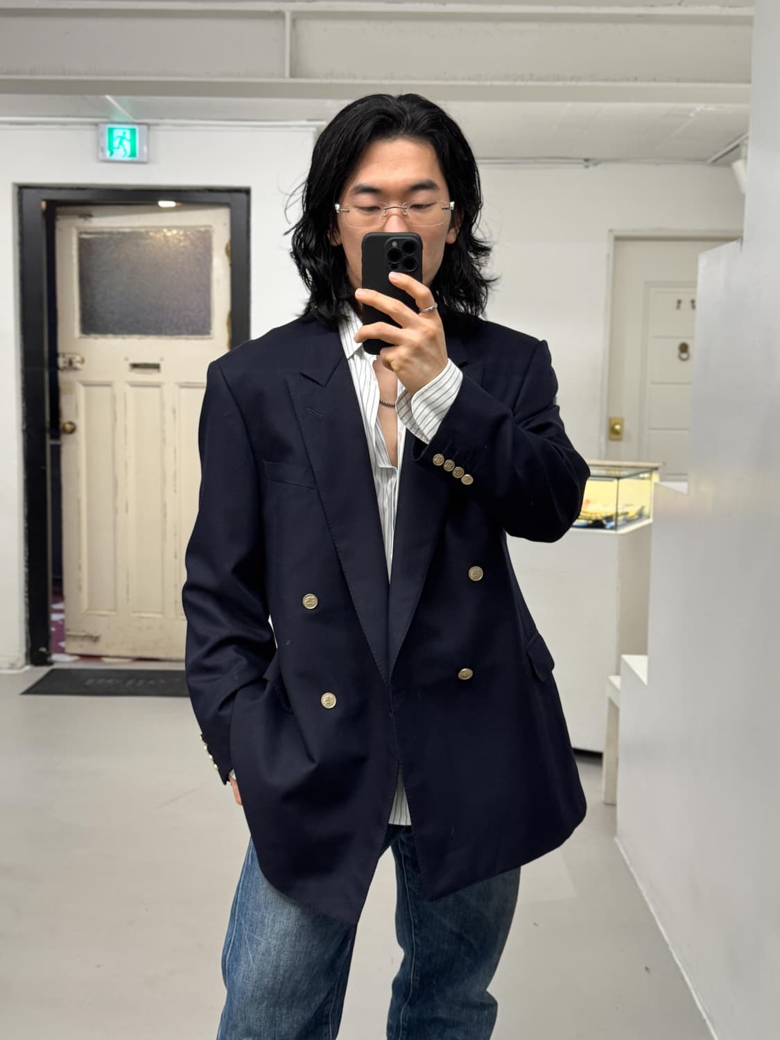 버버리 금장 자켓 상품이미지6