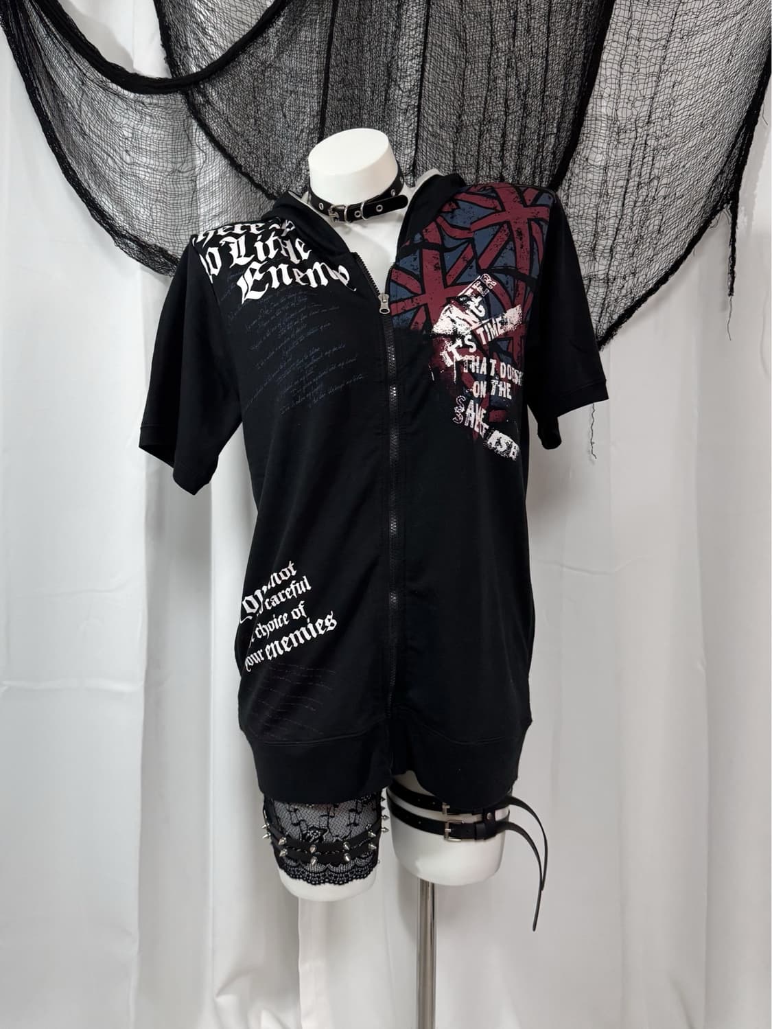 printing hood zip up 상품이미지1