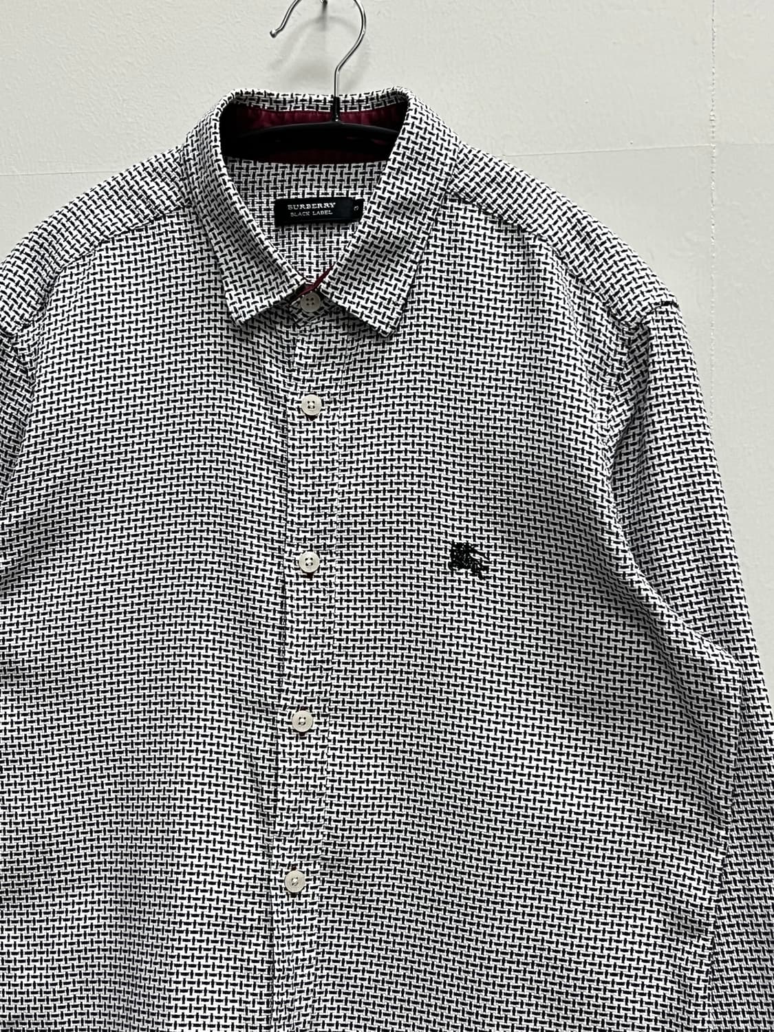 버버리 블랙라벨 지오메트릭 패턴 셔츠 상품이미지3