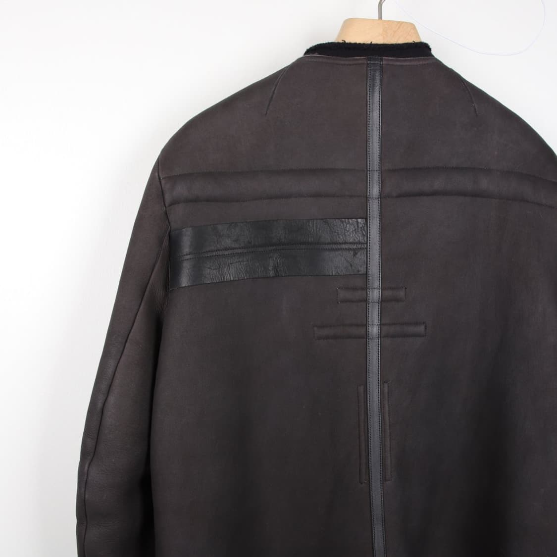 48 / Rick owens 릭오웬스 런웨이 마스토돈 롱 레더 무스탕 상품이미지6