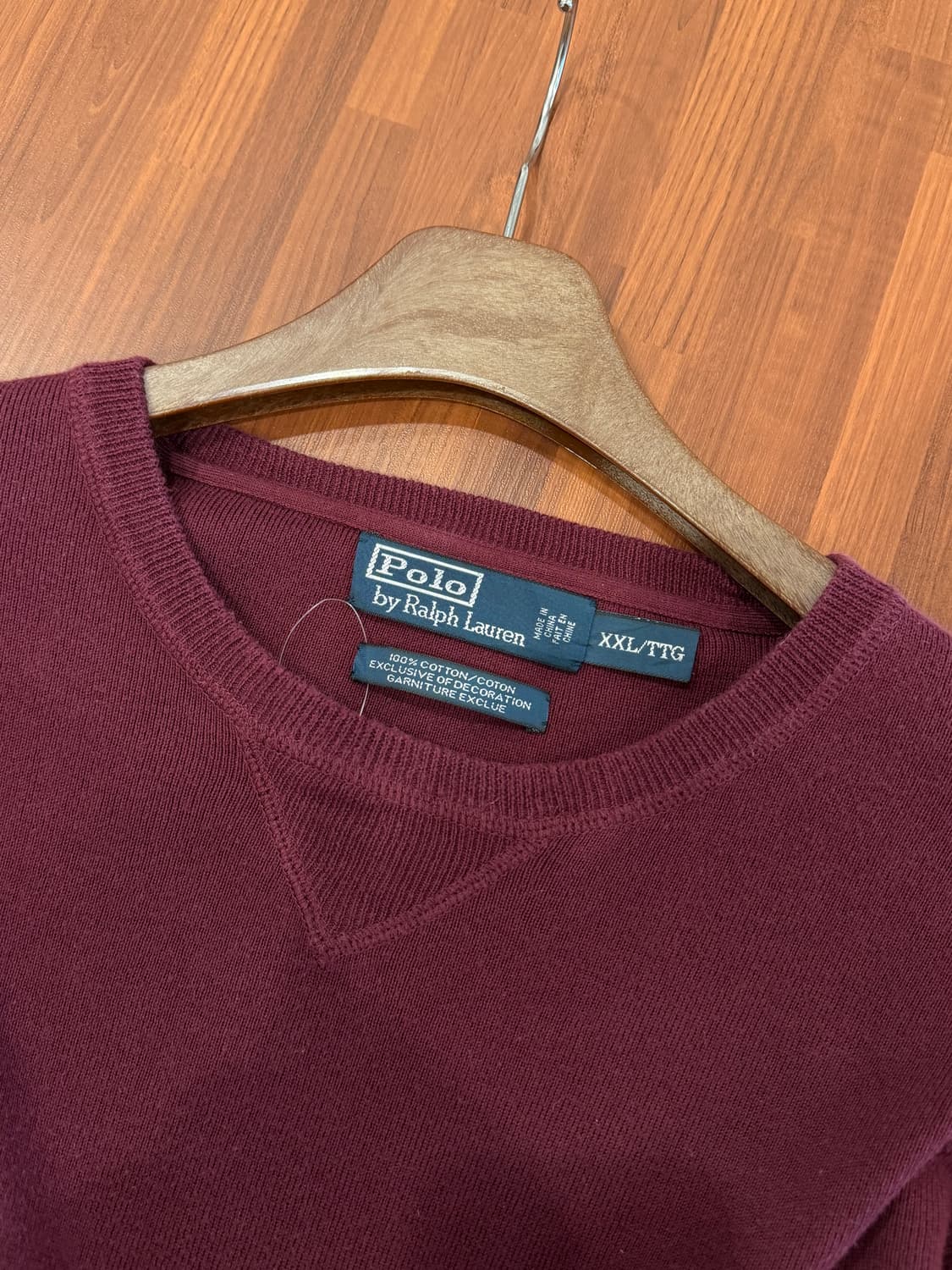 Polo ralph lauren 폴로 랄프로렌 니트 스웻셔츠 (wine) 상품이미지7