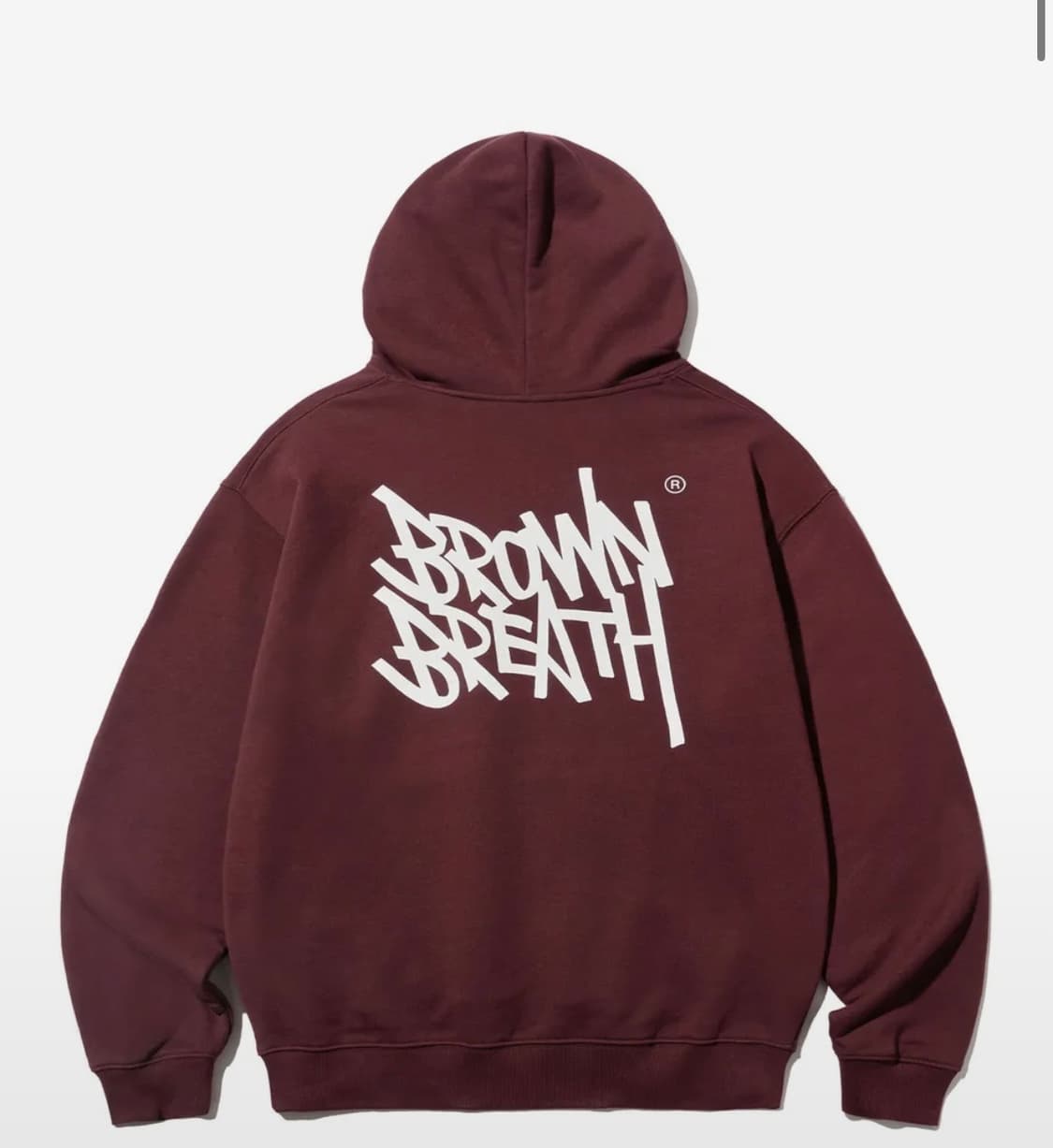 브라운브레스 후드티 버건디 xl (논기모) 상품이미지1
