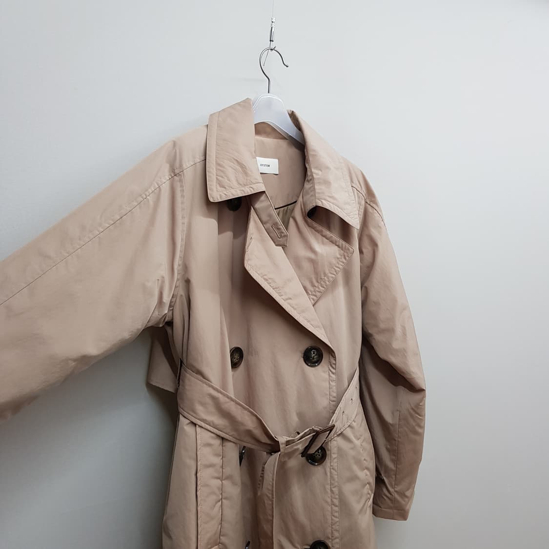 한섬 시스템 트렌치 패딩 88-98-165사이즈 상품이미지3