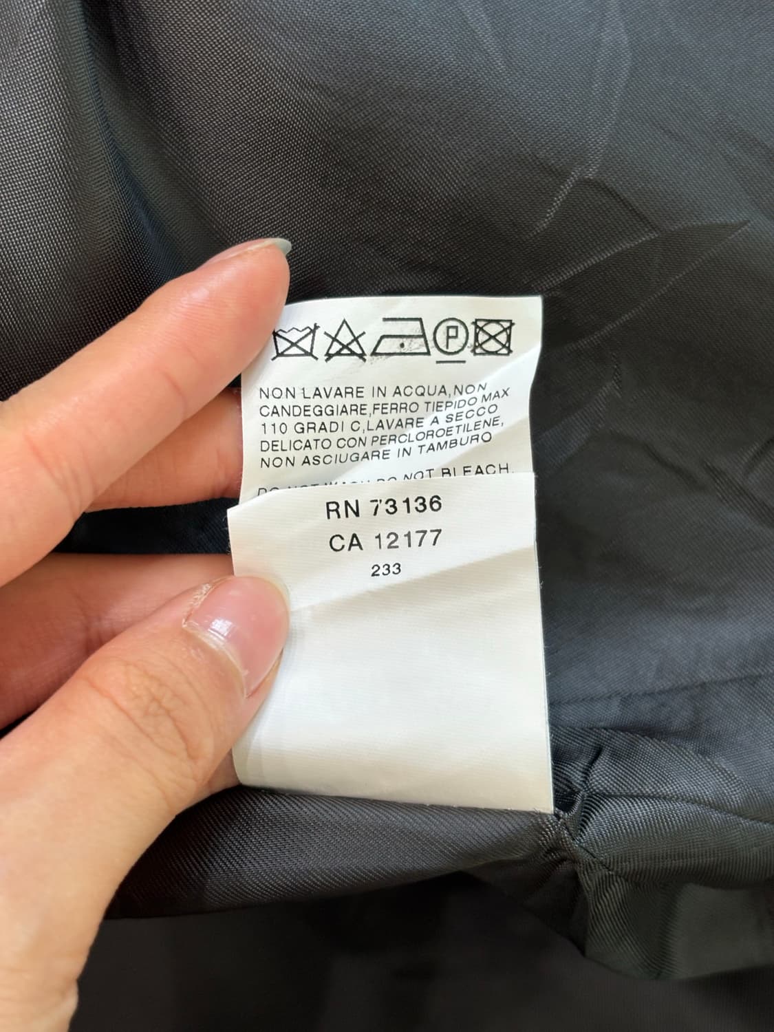 MaxMara 막스마라 네이비 퍼 코트 상품이미지7