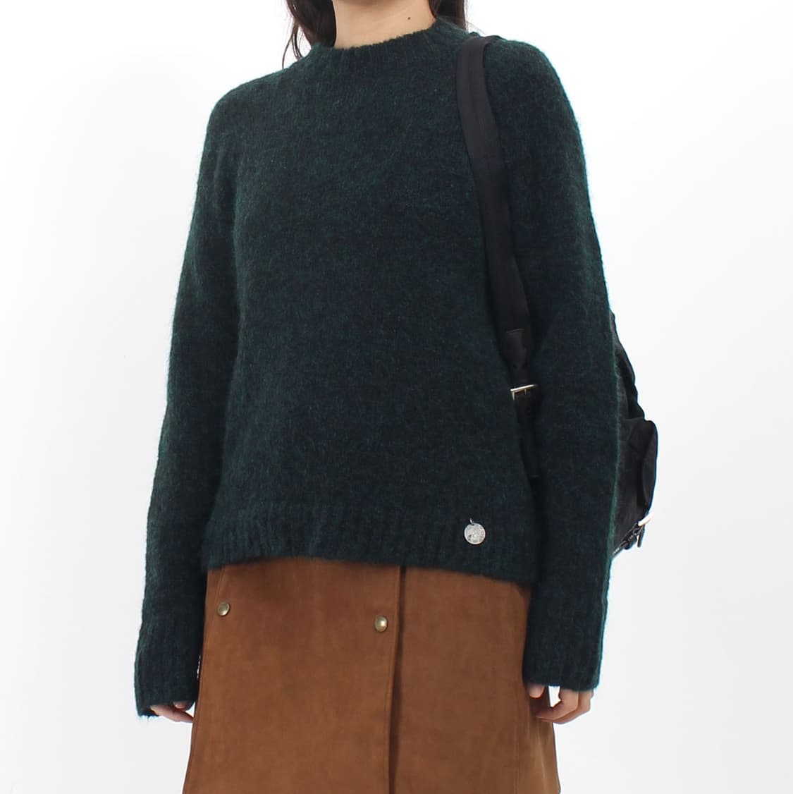 씨바이끌로에 Chloe 모헤어 라운드 넥 그린 베이직 니트 상품이미지8