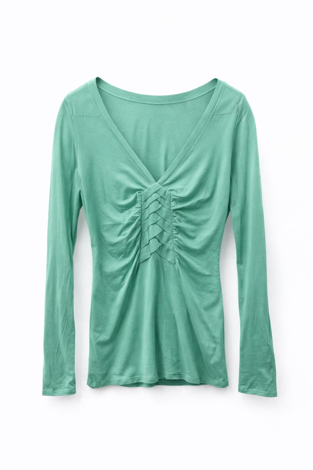 구찌 민트색 브이넥 니트 L 새상품 상품이미지1