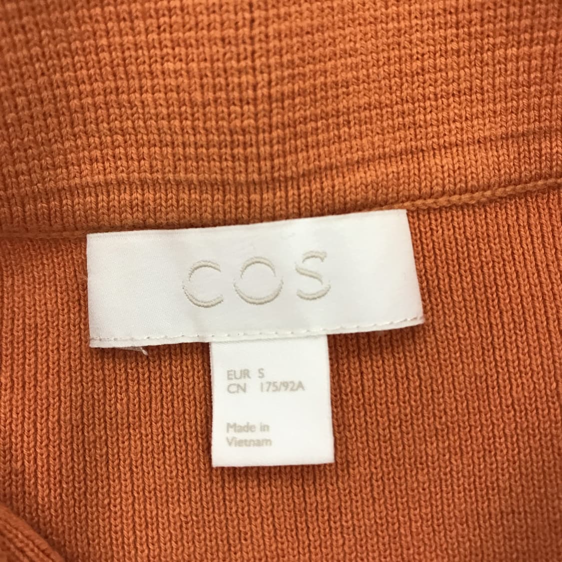 COS 코스 반팔카라넥니트 [S] 상품이미지4