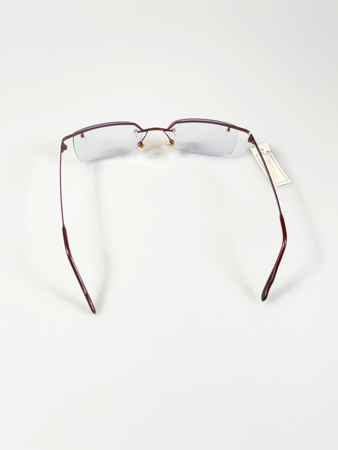 JEEP PLUS 반무테 스퀘어 메탈 프레임 빈티지 안경 상품이미지5