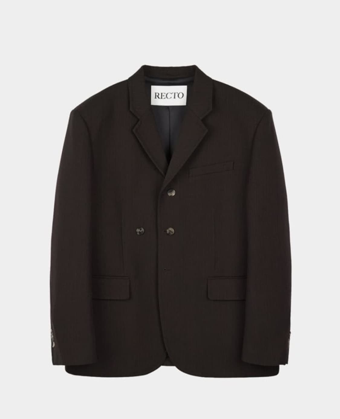 [XL] 23FW 렉토 빈티지 스트라이프 오버사이즈 버진 울 자켓 상품이미지1