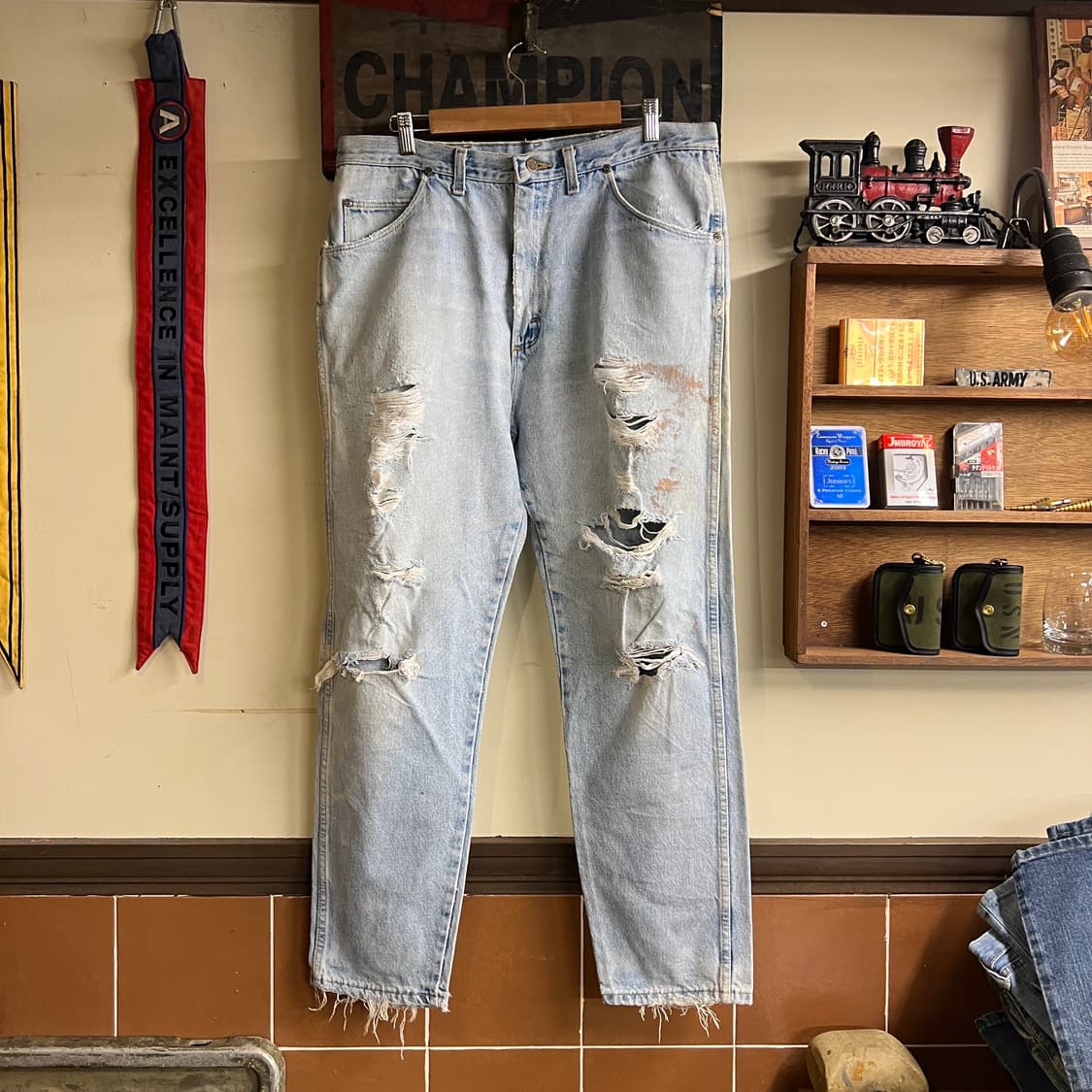 랭글러 데님 38x32 Size (35인치) USA 상품이미지1