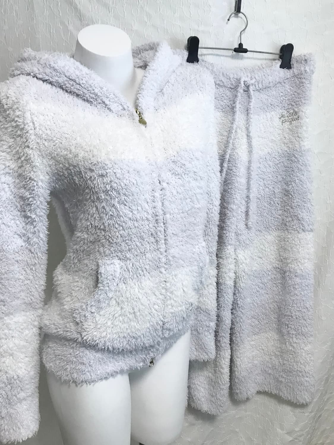 빈티지 젤라또피케 소다맛 스트라이프 룸웨어 셋업 상품이미지1