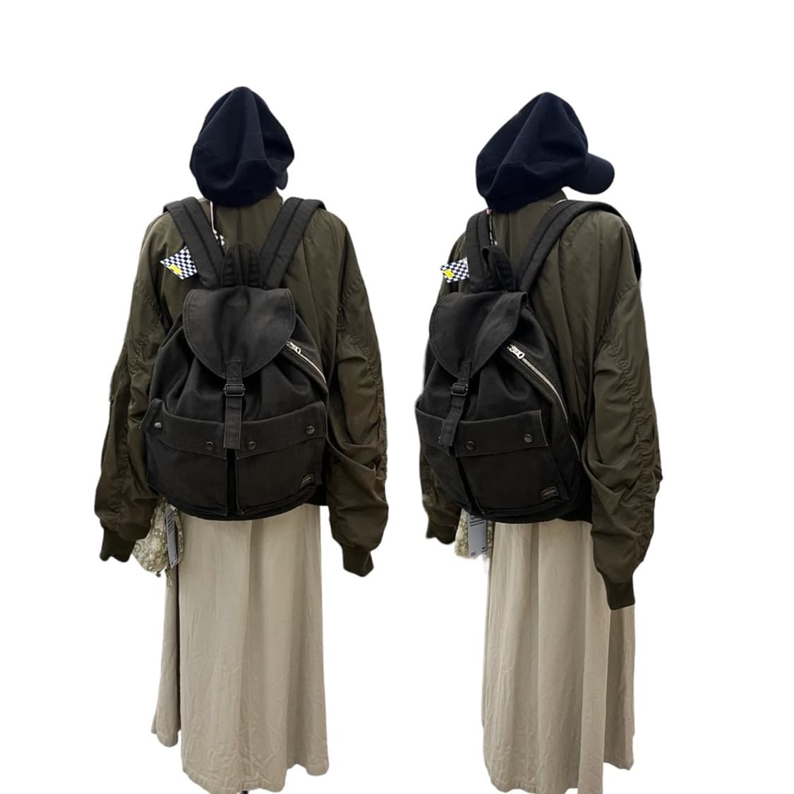 포터 스모키 럭색 백팩 블랙 상품이미지9