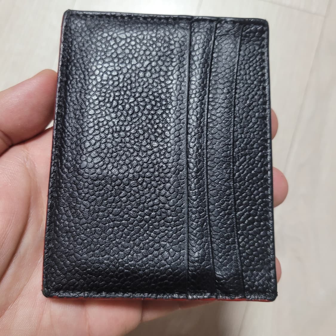 정품 톰브라운 블랙 카드지갑 상품이미지4
