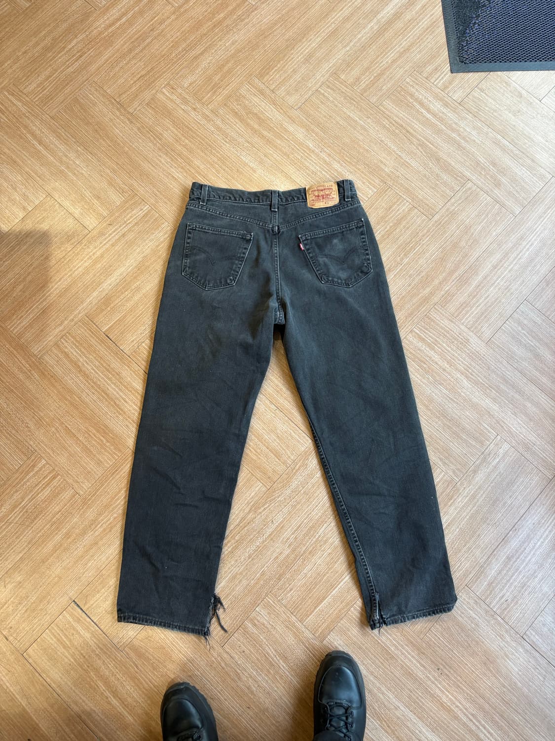 02년도05월생산 levis 550 블랙 상품이미지3